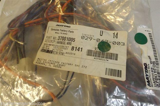 Maytag Admiral 37001005 Harness, Wire NEW IN BOX Maytag Admiral 37001005 Harness, Wire NEW IN BOX
